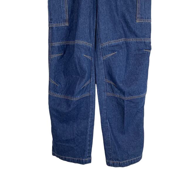 Vintage deadstock high rise lightweight cargo utility jeans size 4 - Picture 3 of 13
